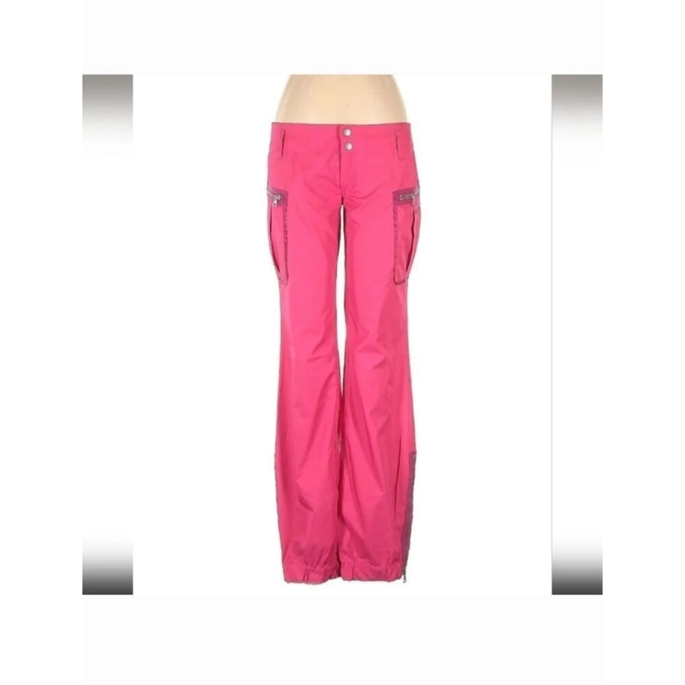 RARE Miss Sixty Parachute Pink Cargo Pants Size 27